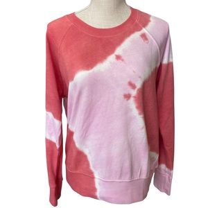 Sundry Tie Dye pink sweatshirt NWT S